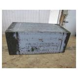Military Storage Chest With Historical Markings