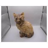 Unique Resin Stone Chip Cat Statue