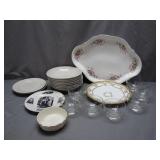 Lenox, Elite France, and Glassware Set
