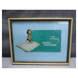 Framed Black Americana Christmas Card