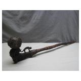 Hand-Crafted Decorative Pipe with Unique Detailing