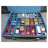 1978 Matchbox Case w/ Toy Cars