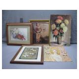 Five Framed Artworks