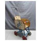 Antique Gong Bell Co. Doll Stroller