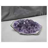Amethyst Cluster Geode with Standout Sparkle