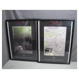 Historical WWII Map Posters with Frames