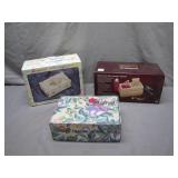 3 Jewelry Boxes and Cleaner
