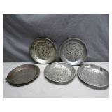 5 Metal Baking Pie Plates