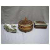 Decorative Trio of Trinket and Storage Boxes