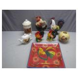 Rooster-Themed Ceramic Collection