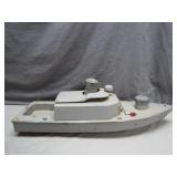 Solid Wood Vintage Model Patrol Boat