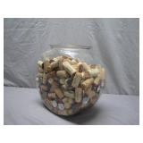 Glass Jar With Corks and Bottle Caps