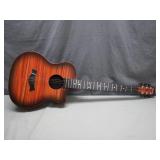 Plastic-Body Acoustic Guitar with Label