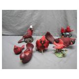 Cardinal Figurines in Various Designs