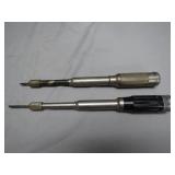 2 Handheld Vintage Drills With Bits