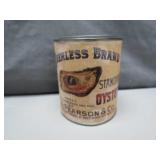Reproduction Peerless Brand Oyster Can