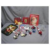 Christmas Decor Collection w/ Books & Ornaments