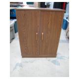 Wood Storage Cabinet With Adjustable Shelves