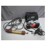 Portable Air Compressor and Worklight Set
