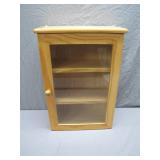Wall-Mount Wooden Display Cabinet