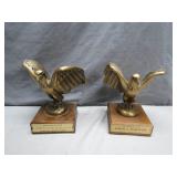 Eagle Trophies with Wooden Bases