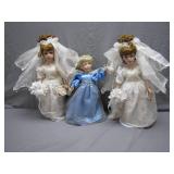 Porcelain Bride and Angel Dolls Collection