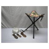 Camouflage Chair and Camping Accessories