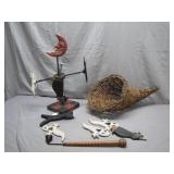 Decorative Items With Red Moon Figurine
