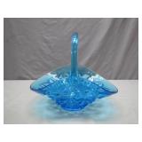 Indiana Glass Blue Basket