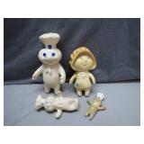 1970s Doughboy and Friends Figurines