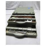 Metal Tool Storage Unit With Contents