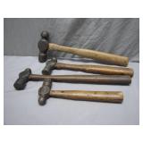 4 Ball Peen Hammers