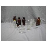 Glass Apothecary and Medicine Bottles
