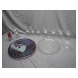Glassware and Decorative Plates