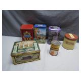 Vintage Food and Candy Tins