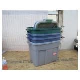 4 Totes with Lids