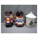 3 Decorative Cookie Jars