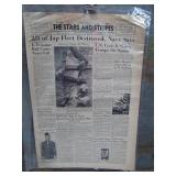 WWII Stars & Stripes Newspaper, Oct. 28, 1944