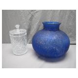 2 Decorative Glassware Pieces