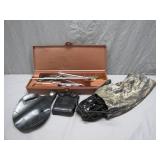 Holster, Magazine Case, Rope, and Cleaning Kit
