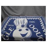 Pillsbury Doughboy Woven Throw Blanket