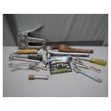 Tools Including Stapler and Wrenches