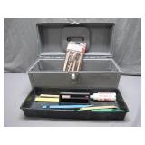 Craftsman Plastic Tool Box With Crafting Tools
