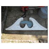 Ornate Architectural Wood Pediment