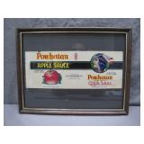 Powhatan Apple Sauce Label Display