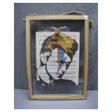 Framed Sheet Music with David Bowie Mural