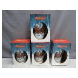 (4) 2007 Budweiser Holiday Steins
