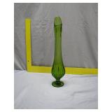 Mid-Century Modern Art Glass Swung Vase