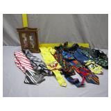 Ties With Miniature Curio Cabinet