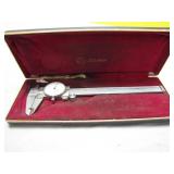 Mitutoyo Dial Caliper With Case, 6-Inch